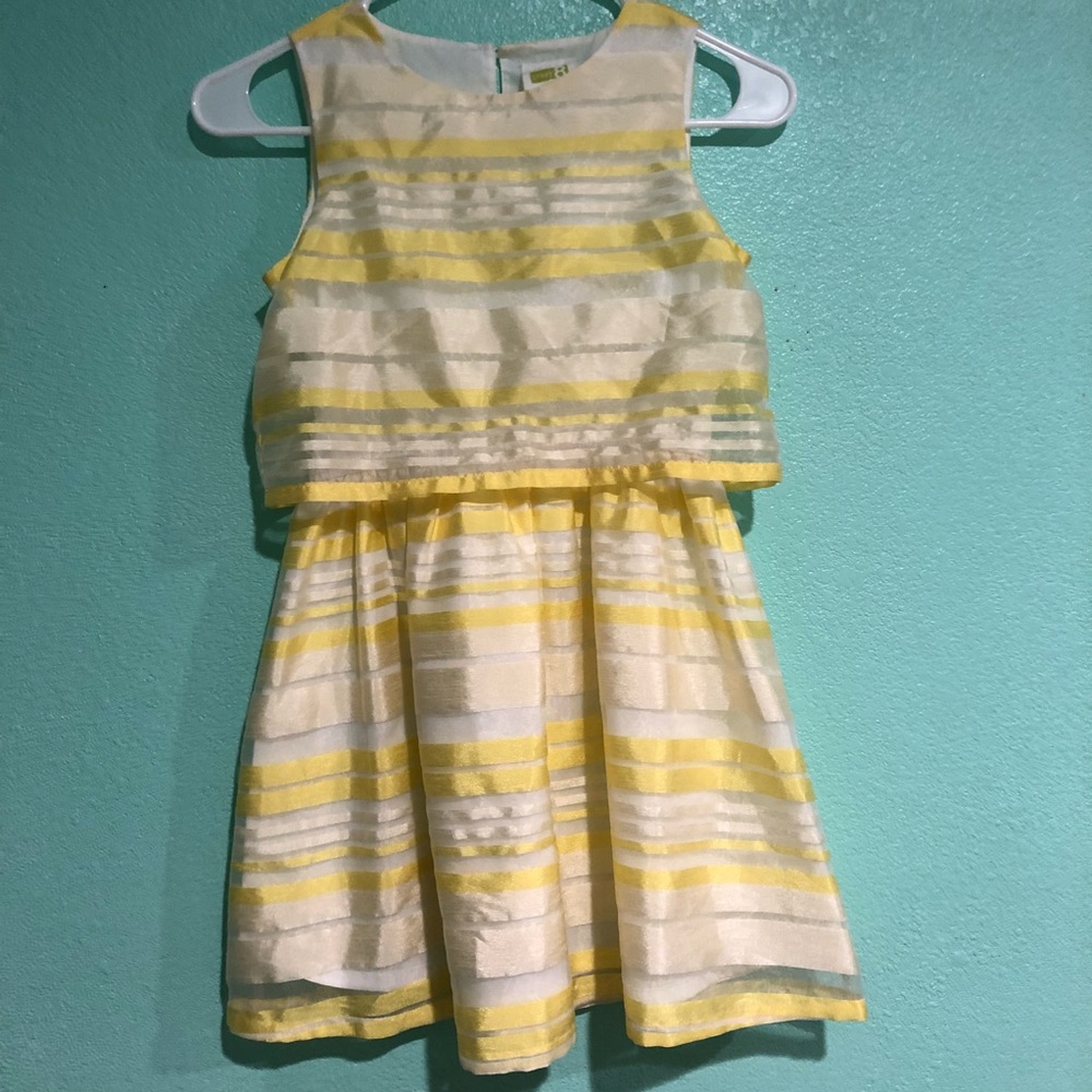 KIDS Crazy 8 Yellow Stripe Dress
